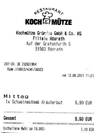 kmgs Hffner Kochmtze Restaurant